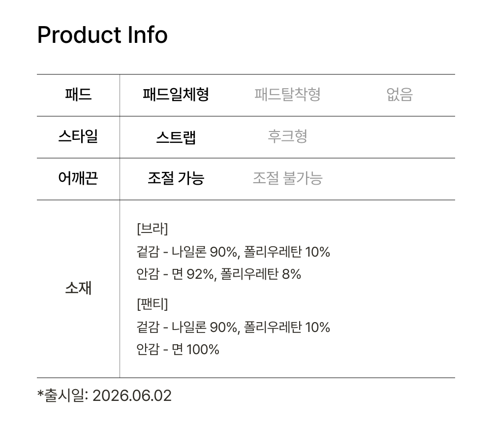 Product Info