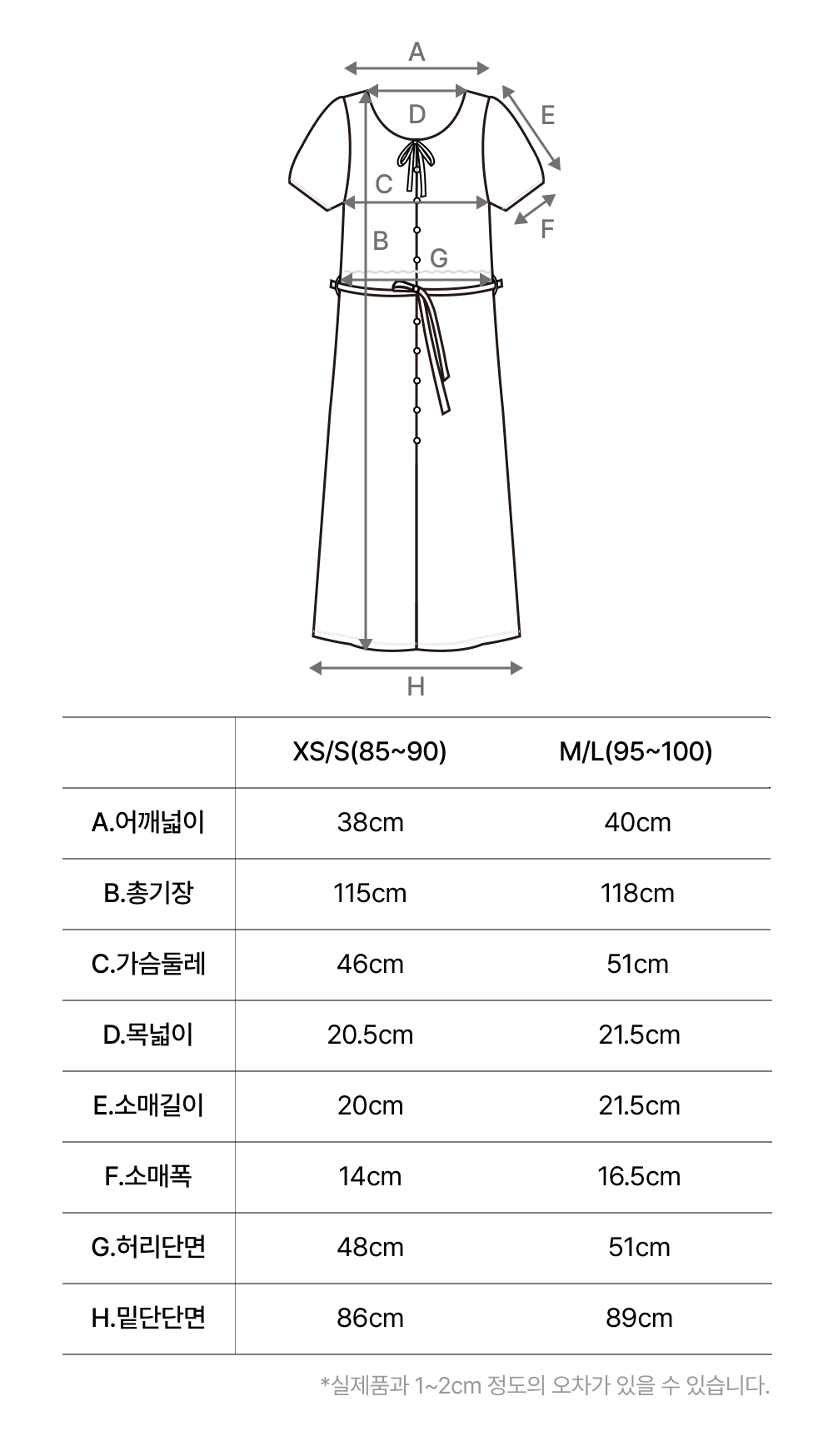 Product Size